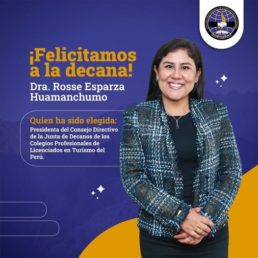 COLITUR Lambayeque celebra elección de su decana como presidenta de la Junta de Decanos de los Colegios Profesionales de Licenciados en Turismo del Perú